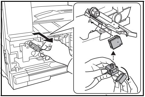 KYOCERA TASKALFA 180 - Remplacement de la cartouche de toner et du réservoir de toner au rebut - 9