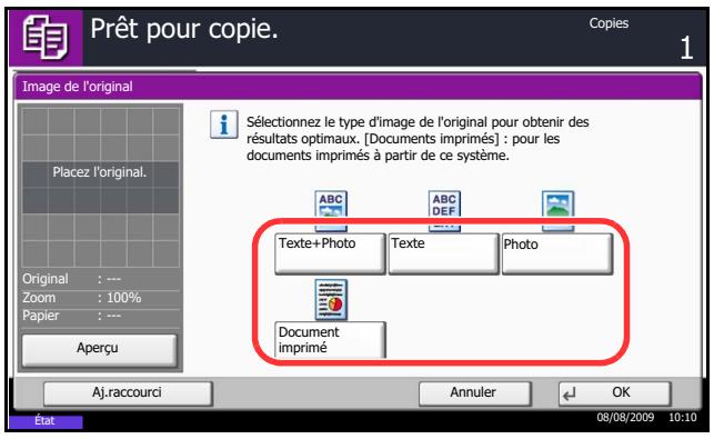 KYOCERA TASKALFA 520I - Choix de la qualité image - 1