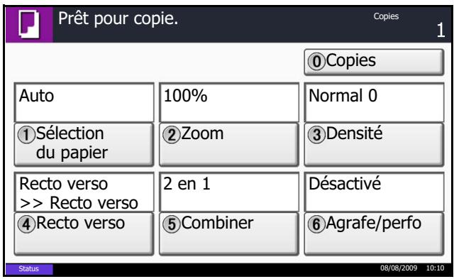 KYOCERA TASKALFA 520I - Affichage accessibilité (agrandissement de l'affichage de l'écran tactile) - 2