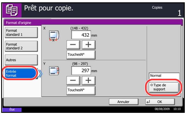 KYOCERA TASKALFA 520I - Selection du bac MF - 2