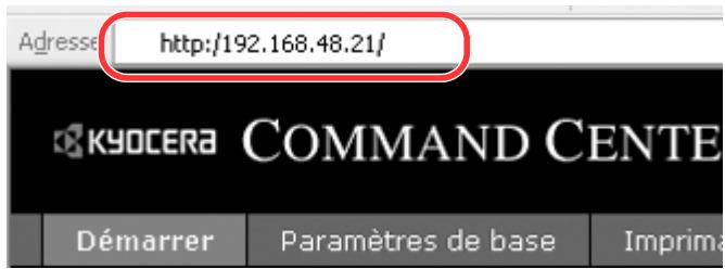 KYOCERA TASKALFA 520I - COMMAND CENTER (paramètres e-mail) - 1