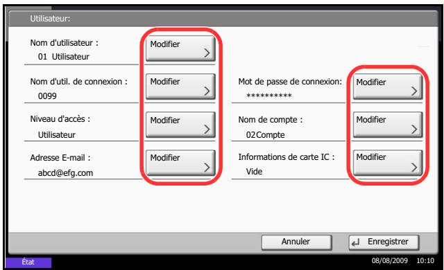 KYOCERA TASKALFA 520I - Ajout d'un utiliser - 1