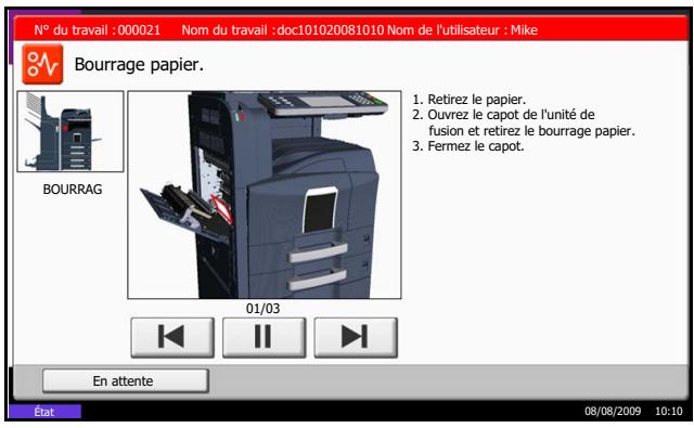 KYOCERA TASKALFA 520I - Résolution des incidents papier - 1