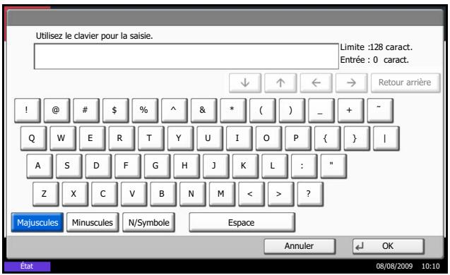 KYOCERA TASKALFA 520I - Écrans de saisie - 2