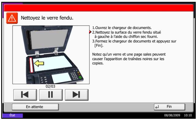 KYOCERA TASKALFA 520I - Verre fendu/zone de double numérisation - 1