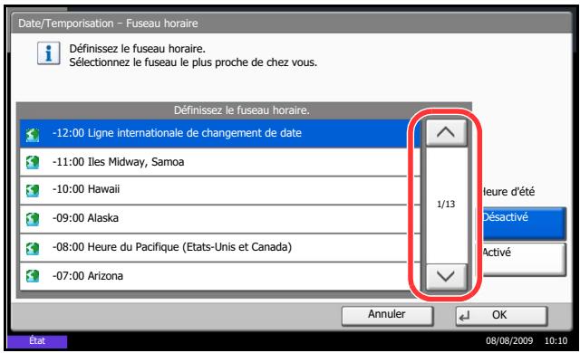KYOCERA TASKALFA 520I - Configuration de la date et de l'heure - 2