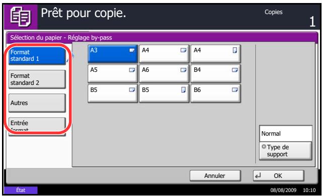 KYOCERA TASKALFA 520I - Selection du bac MF - 1