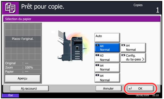 KYOCERA TASKALFA 520I - Utilisation de la touche Entrée (←) - 1