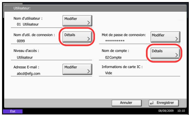 KYOCERA TASKALFA 520I - Connexion d'un utilisateur ne possédant pas les droits d'administrateur - 1