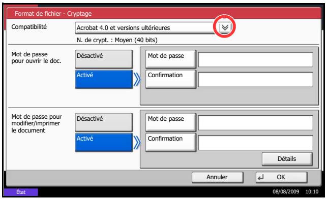 KYOCERA TASKALFA 520I - Fonctions de cryptage PDF - 1