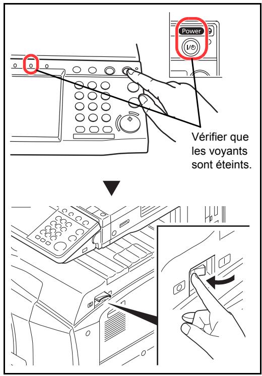 KYOCERA TASKALFA 520I - Raccordement du cable LAN (en option) - 1