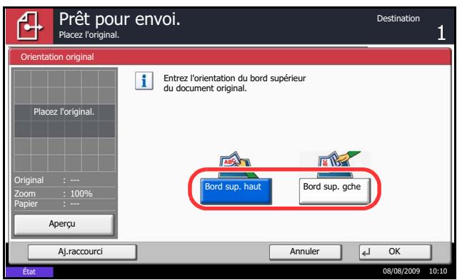 KYOCERA TASKALFA 520I - Orientation de l'original - 7