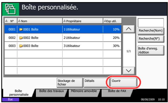 KYOCERA TASKALFA 520I - Utilisation de base de la Boîte de document - 2