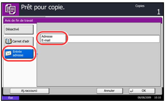 KYOCERA TASKALFA 520I - Exemple d'avis de fin du travail - 3