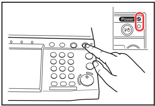 KYOCERA TASKALFA 520I - Mise sous tension - 1