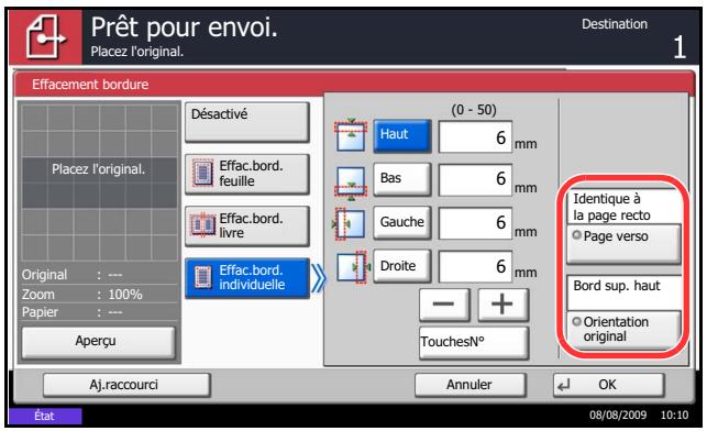 KYOCERA TASKALFA 520I - Effacement bordure pour la page verso - 2