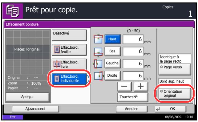 KYOCERA TASKALFA 520I - Effacement bordure pour la page verso - 2