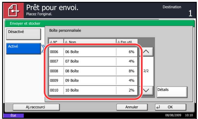 KYOCERA TASKALFA 520I - Envoyer et stocker - 1