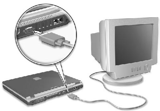 MEDION BDAWID2000 - Connexion d'un moniteur externe - 1