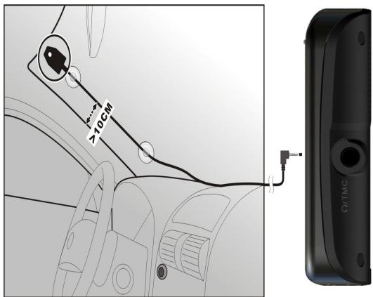 MEDION E4X45 - Externe FM-antenne aansluiten - 1