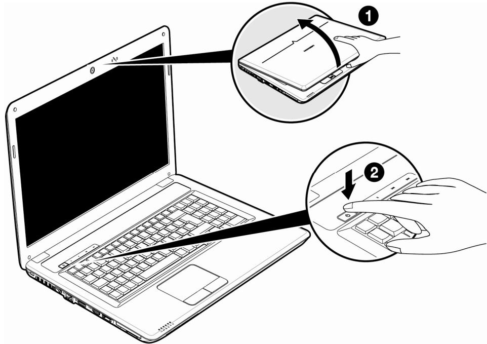 MEDION AKOYA P7612 MD 97860 - Pulsante ON/OFF - 1