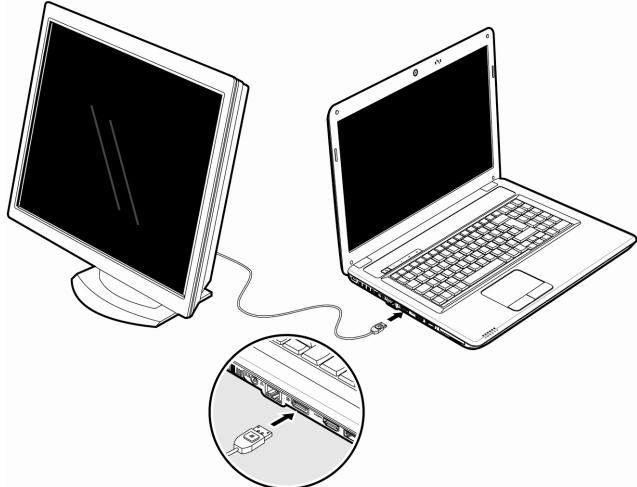 MEDION AKOYA P7612 MD 97860 - Collegamento di un monitor esterno - 1