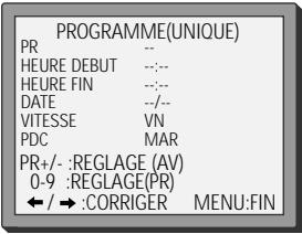 DAEWOO ST847S - Programmation d'enregistrement normale - 7