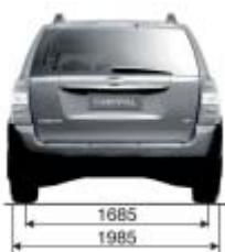 KIA CARNIVAL - DIMENSIONS - 3