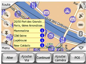 MIO LOGICIEL DE NAVIGATION POUR DIGIWALKER C510 - Popup information (informations contextuelles (interrupteur)) - 3