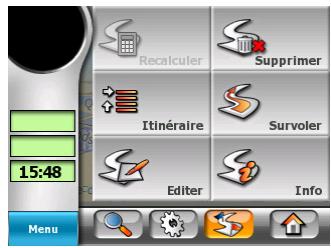 MIO LOGICIEL DE NAVIGATION POUR DIGIWALKER C510 - Route tab (onglet itinéraire) - 2