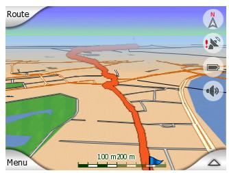 MIO LOGICIEL DE NAVIGATION POUR DIGIWALKER C510 - Vue des cartes 2D et 3D - 2