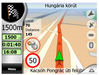 MIO LOGICIEL DE NAVIGATION POUR DIGIWALKER C510 - Avertissement visible - 3