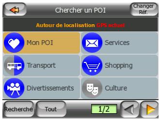 MIO LOGICIEL DE NAVIGATION POUR DIGIWALKER C510 - Find POI (chercher un POI) - 1