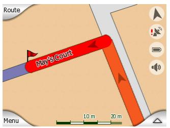 MIO LOGICIEL DE NAVIGATION POUR DIGIWALKER C510 - Routes que vous excluez de votre itinéraire - 1