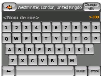 MIO LOGICIEL DE NAVIGATION POUR DIGIWALKER C510 - Sélectionner une rue - 1