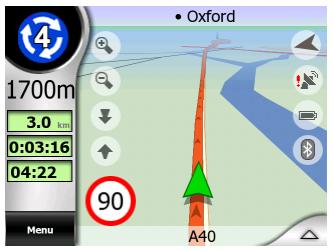 MIO LOGICIEL DE NAVIGATION POUR DIGIWALKER C510 - Prochaine rue/ prochaine localité (n°19) - 1