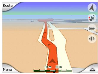 MIO LOGICIEL DE NAVIGATION POUR DIGIWALKER C510 - Vue des cartes 2D et 3D - 3