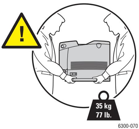 XEROX PHASER 6300 - Déplacement de l'imprimante - 2