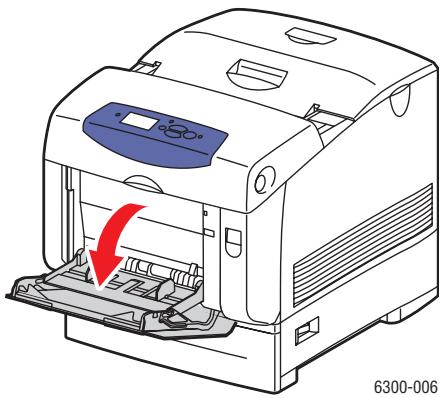 XEROX PHASER 6300 - Chargement du papier dans le bac 1 (MPT) - 1