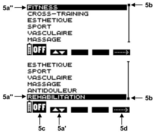 COMPEX MI-FITNESS TRAINER - Sélection d'une catégorie de programmes - 2