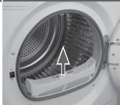 HAIER INTELIUS 50 - Clean the lint filter after each dry cycle. - 1