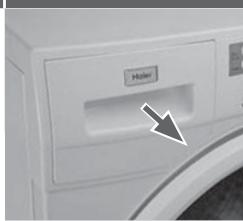 HAIER INTELIUS 50 - EMPTY THE WATER TANK - 1