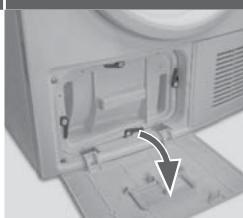 HAIER INTELIUS 50 - Clean the condenser filter approx. every 20 dry cycles. - 1