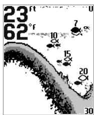 HUMMINBIRD PIRANHAMAX 20 - Bottom View (SetUp Menu) - 5