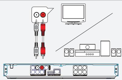 CONTINENTAL EDISON CEHCBR511 - Salida de audio estéreo RCA - 1