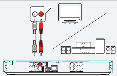 CONTINENTAL EDISON CEHCBR511 - Sortie audio stéreo RCA - 1