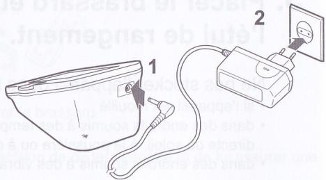 OMRON M3 - Utilisation de l'adaptateur CA optionnel - 1