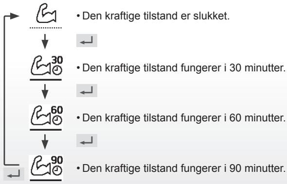 PANASONIC WH-UD16HE8 - Vælg dette ikon for at køre varme/kølesystemet kraftigt. - 1