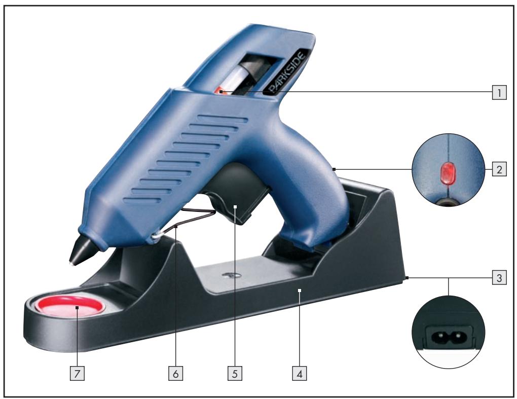 PARKSIDE KH 3119 HOLT MELT GLUE GUN - 2