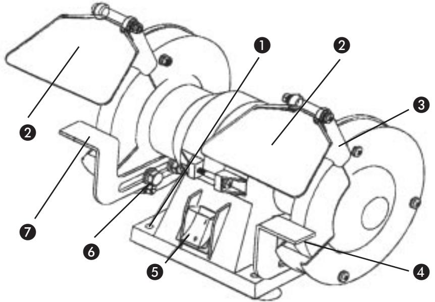 PARKSIDE PDS 150 BENCH GRINDER - 1